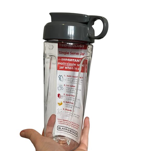 Black+Decker PowerCrush Blender w/ Quiet Tech + Glass Jar & Single Serve Cup - Picture 8 of 8